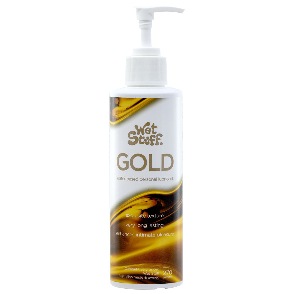 Wet Stuff Gold Water-Based Lubricant | The Love Boulevard