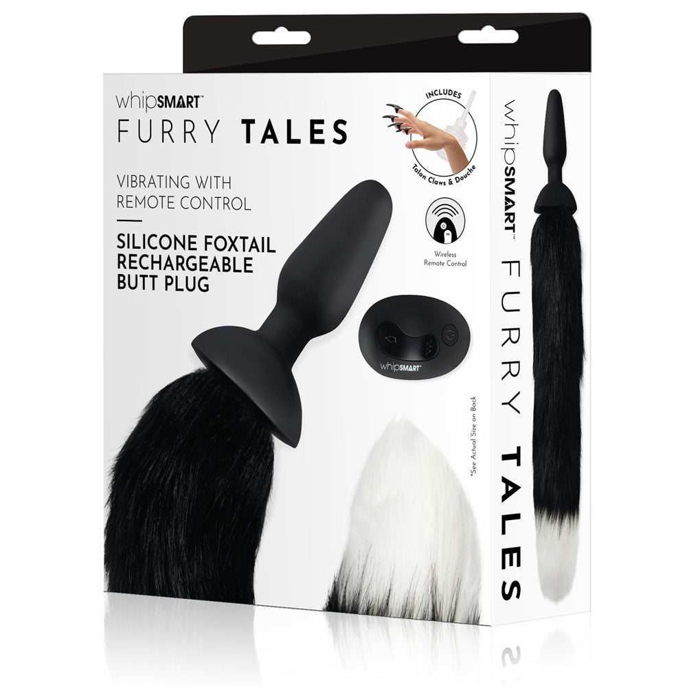 WhipSmart Furry Tales Vibrating Foxtail Butt Plug | The Love Boulevard