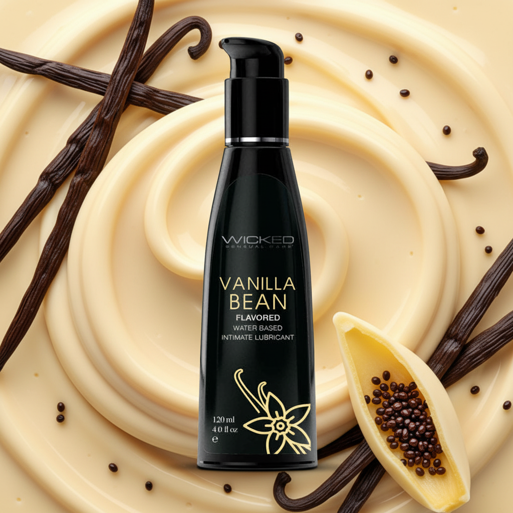 Wicked Aqua Vanilla Bean Flavoured Lubricant 120ml | The Love Boulevard