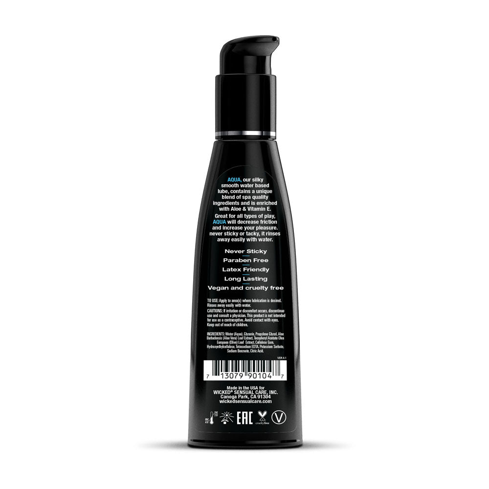 Wicked Aqua Water-Based Lubricant 120ml | The Love Boulevard