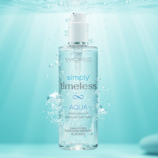 Wicked Simply Timeless Aqua 120ml – Comfort-First Intimate Lube