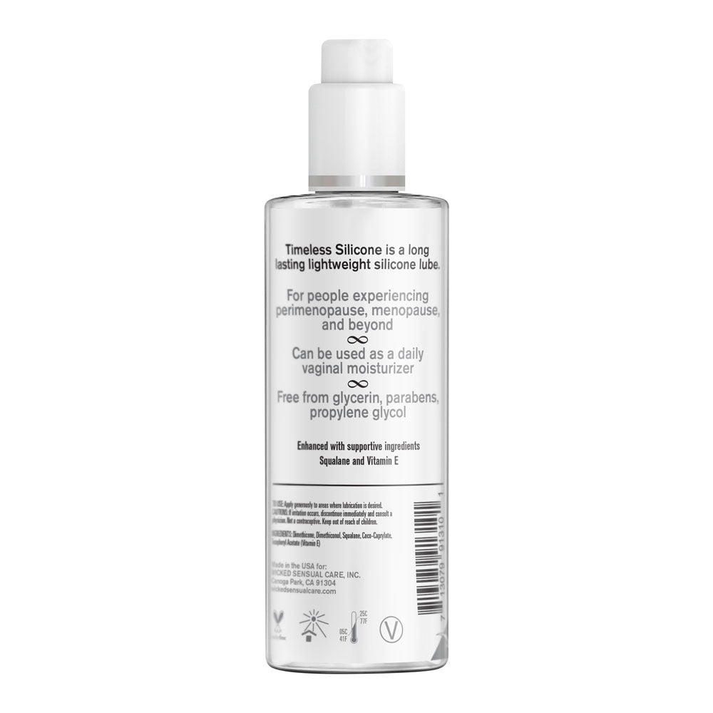 Wicked Simply Timeless Silicone 120ml Lubricant | The Love Boulevard