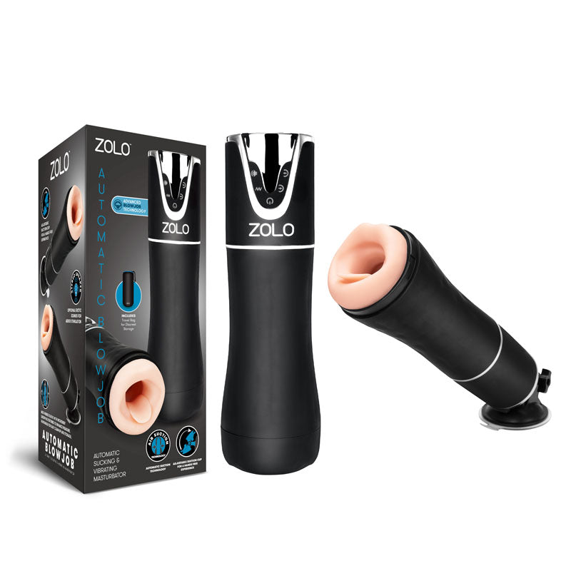 Zolo Automatic Blowjob – Hands-Free Suction & Vibration Stroker