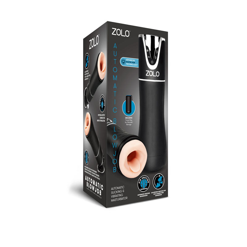 Zolo Automatic Blowjob – Hands-Free Suction & Vibration Stroker