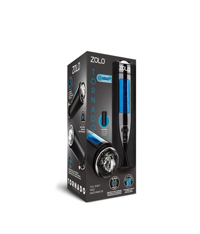 Zolo Tornado – Auto Squeezing & Gyrating Full-Shaft Stroker