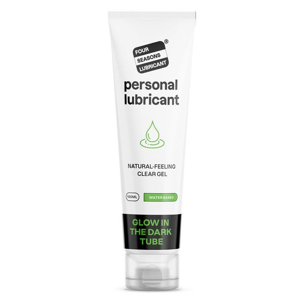 Four Seasons Water-Based Lubricant 100ml with Glow in the Dark Tube
